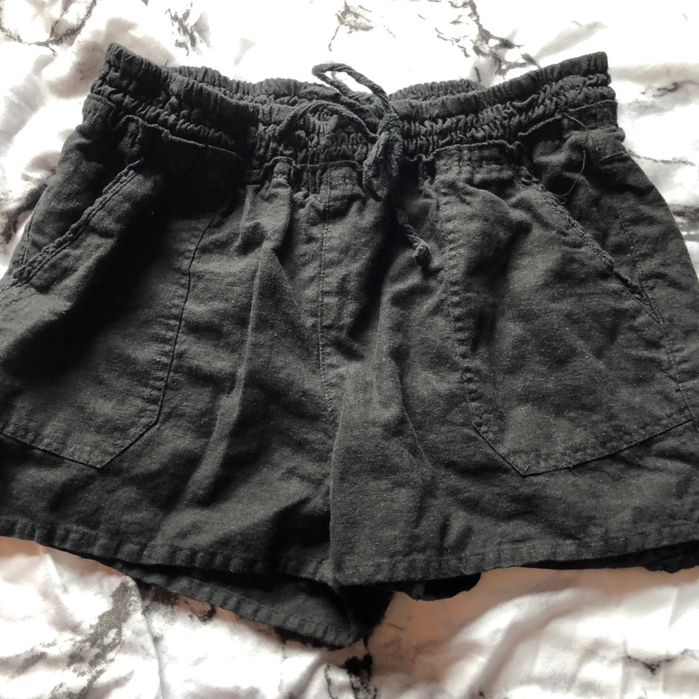 black tie shorts